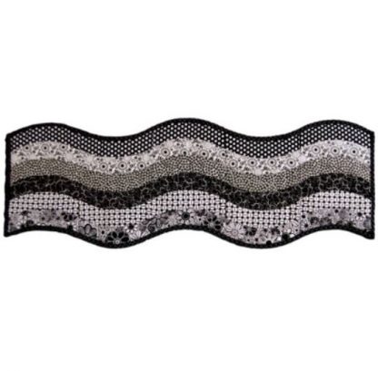 Joani Reversible Tablerunner black Heidi Ho