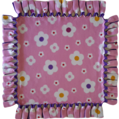 No Sew Fleecy Blanket front